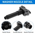thumbnail image 4 of Front Passenger Side Headlight Washer Nozzle for Toyota Land Cruiser 2016-2019 No.8520760110 1pc, 4 of 7