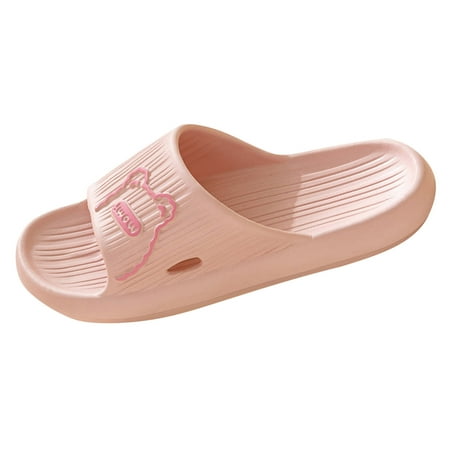 

Youmylove Women Slippers Fashion Simple Cartoon Cute Printed Comfortable Versatile Fashion Slippers Leisure Ladies Cozy Daily Walking