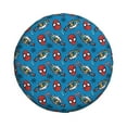 thumbnail image 2 of Cute Cartoon Spider Man Spare Tire Cover Wheel Protectors For Trailer Rv Suv Truck Camper Travel Fits For Tire Diameter 14 Inch, 2 of 7