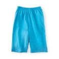 thumbnail image 1 of Shorts estilo bermuda con cintura elástica para mujer, turquesa, talla extragrande, de Collections Etc., 1 of 3