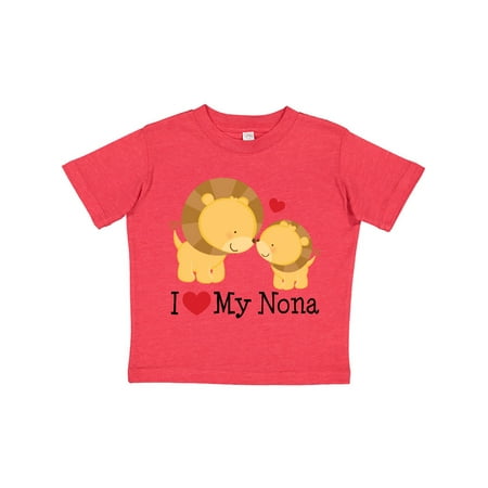 

Inktastic I Love My Nona Gift Toddler Boy or Toddler Girl T-Shirt