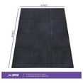 thumbnail image 6 of 1/2" Thick sq ft (12 Tiles) Interlocking Rubber Top Foam | Home Gym Mats Workout Flooring Tiles for Gyms, Fitness Rooms | Durable Grip Protective Flooring, Black/Blue, 6 of 9