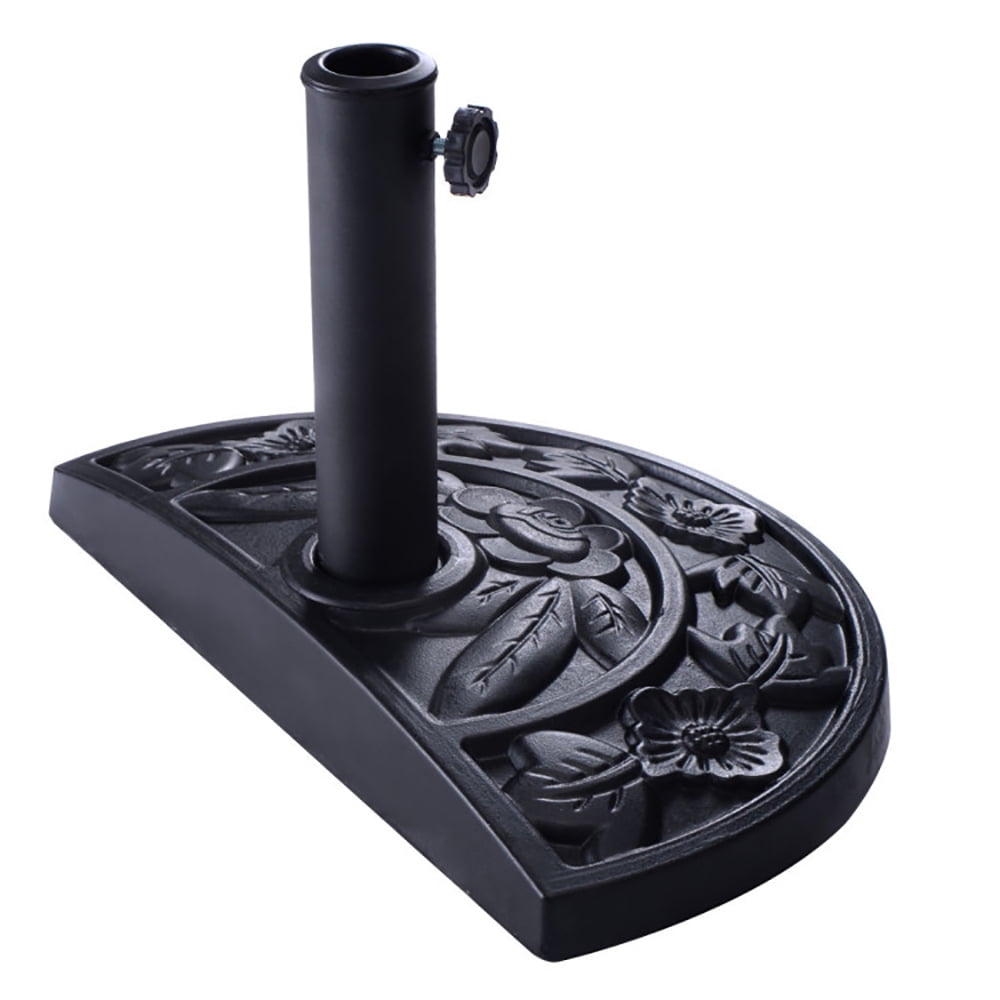 Aimee Lii 20 inch Outdoor Patio Half Round Umbrella Base, Patio Umbrella Stand Aimee Lii 20 inch Outdoor Patio Half Round Umbrella Base, Patio Umbrella Stand