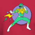 thumbnail image 3 of CafePress - Green Ranger Lightning Bolts Men's Value T Shirt - Men's Classic Graphic Cotton T-Shirt, 3 of 4