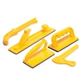 thumbnail image 1 of Juego de 5 piezas de bloque de empuje y palo de seguridad en color naranja vibrante: herramientas esenciales para trabajar la madera para mesas de fresado, ensambladoras y sierras de cinta, 1 of 5