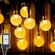 thumbnail image 1 of Luces serie 100 led esferas bola cristal style guirnalda de luces Decoración Navidad eventos bodas LED christmas string lights waterproof 8 modos de uso con temporizador Artego, 1 of 8