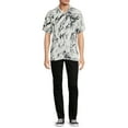 thumbnail image 4 of No Boundaries Men's and Big Men's Printed Shirt with Short Sleeves, 4 of 5