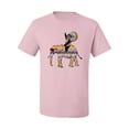 thumbnail image 2 of Wild Bobby, Cute Colorful Elephant Squirrel Mosaic, Animal Lover, Men Graphic Tee, Light Pink, XX-Large, 2 of 4
