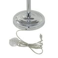 thumbnail image 5 of DecMode 63" 3 Light Silver Floor Lamp with White Microfiber Shade, 5 of 10