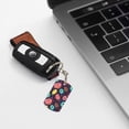 thumbnail image 7 of Uemuo Donuts1 Pattern Rectangular Metal Keychain - Durable, Stylish, and Personalized Key Ring for Men and Women,Engraved Keychain,Gift Slim Sturdy Keychain, 7 of 7