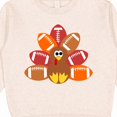 thumbnail image 3 of Inktastic Thanksgiving Cute Football Turkey Toddler Sweatshirt, 3 of 4