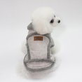 thumbnail image 1 of Ropa para mascotas, ropa para perros, ropa para mascotas, peluche para perros medianos y pequeños, otoño e invierno, ropa acolchada de algodón de dos patas, chaqueta nórdica, 1 of 6