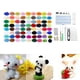 thumbnail image 5 of Kit de fieltro de agujas herramientas de trabajo de fieltro almohadilla de 72 colores Hugo Fieltro Artesanía Lana, 5 of 10