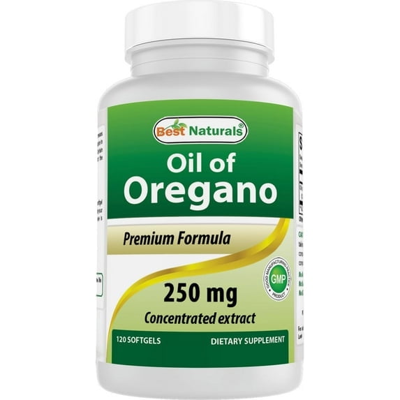 (3 pack) Best Naturals Oil of Oregano, 250 mg, 120 Softgels