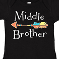 thumbnail image 4 of Inktastic Middle Brother Arrow Boys Baby Bodysuit, 4 of 5