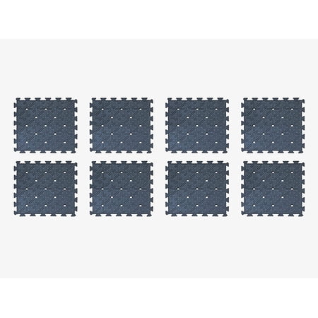 A1HC Puzzle Exercise Mat with Rubber Interlocking Tiles 18 X18   Interlocking rubber mat for gym equipment with Border  playground rubber tiles  garage flooring  protective flooring  Gym  Yoga mats