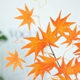 thumbnail image 3 of Nmdmisc Artificial Maple Leaves Branches Fake Fall Leaves Stems Maple Leaves Shrubs Autumn Leaf Bushes Faux Silk Foliage for Home Kitchen Thanksgiving Table Centerpieces Festival Decor (Yellw), 3 of 7
