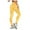 Yellow, variant on Fiaer High Waisted Seamless Leggings for Women Tummy Control Squat Proof Workout Yoga Pants Slim Fit Solid Color Breathable Shaping Trousers Yellow XS
