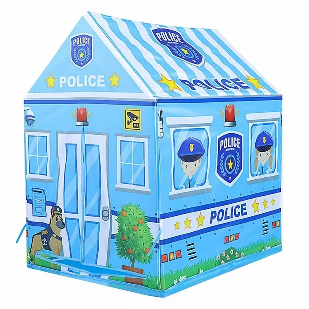 Kadyn Kids Play Tent, Modern Play Tent for Boys and Girls Kids Tent, Police Tent for Babies and Toddlers Easy to Assemble, Blue Kadyn Kids Play Tent, Modern Play Tent for Boys and Girls Kids Tent, Police Tent for Babies and Toddlers Easy to Assemble, Blue