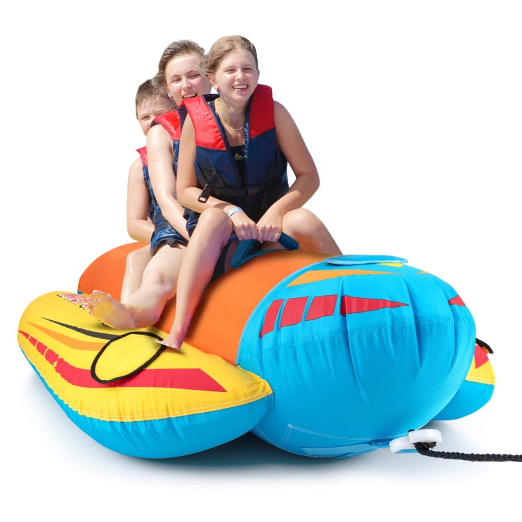 OnlineGymShop CB24275 Inflatable Boat for 3 people