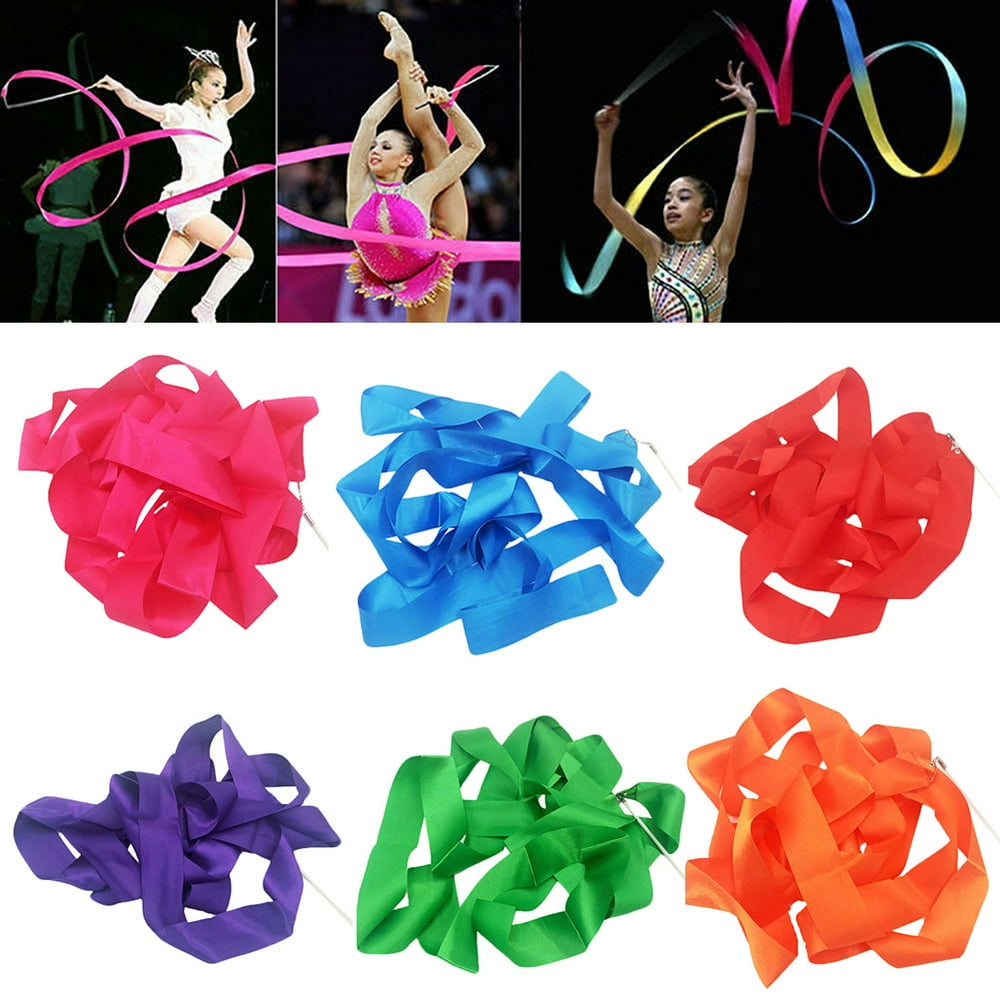 SPRING PARK 4M Dance Ribbons Streamers Unisex Kids' Gymnastics Ribbon