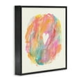 thumbnail image 2 of Stupell Industries Abstract Heart Shape Fluid Mixed Pastels Painting Graphic Art Black Framed Art Print Wall Art, Design by Elvira Errico, 2 of 5