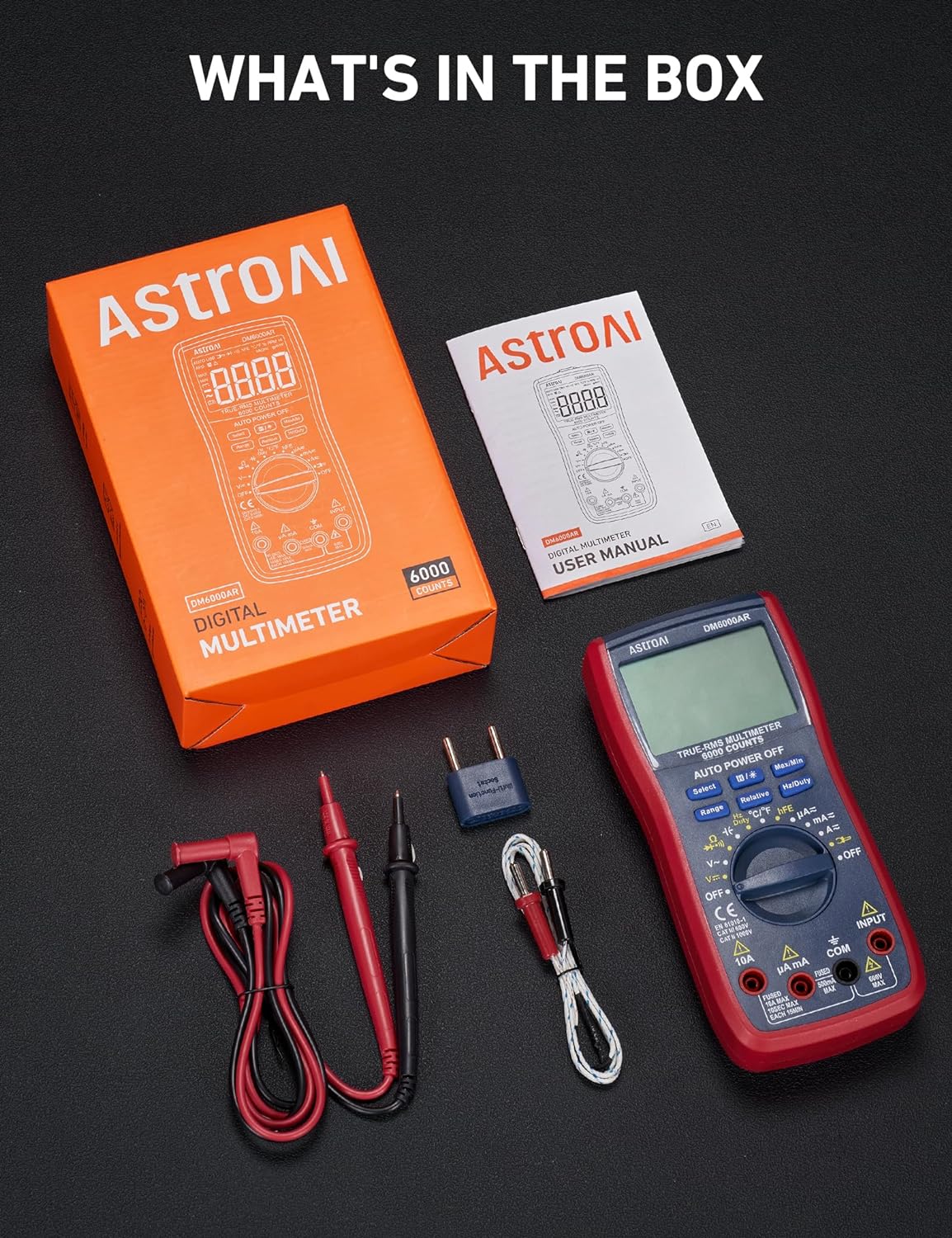 AstroAI Digital Multimeter 6000 Counts TRMS photo 5