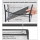 thumbnail image 4 of Organizador de despensa colgante fijo con 6 estantes sobre la puerta, gris, 4 of 7
