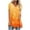 Orange, variant on LYXSSBYX Summer Blouses for Women 2024 Short Sleeve Women's Fashion Gradient Printed Blouse V-Neck Short Sleeve Loose T-Shirt Tops