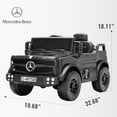 thumbnail image 6 of HEIMILI 12V Ride on Toys Electric Car,Licensed Mercedes-Benz Unimog w/Parent Remote Control,Age for 1-4 Boys,Girls,Kids,Black, 6 of 10
