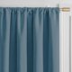 thumbnail image 2 of Joydeco Cortinas De Terciopelo Azul Grisáceo De 89.8 In, Juego De 2 Paneles, Cortinas De Oscurecimiento De Habitación Con Aislamiento Térmico Azul Neblina Para Dormitorio, Sala De Estar, Cortinas De L, 2 of 5