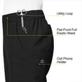 thumbnail image 6 of Wonderwink Women's Flat Front Double Cargo Pant, 6 of 6