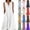 White, variant on Women Summer Cotton Linen Sundress Vacation Loose V Neck Button Sleeveless Dress Beach Casual Soft Maxi Dresses With Pockets