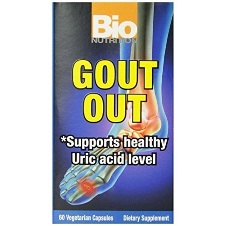Gout Out Vegi-Caps (1-Pack of 60), High Quality By Bio (Best Thing For Gout)