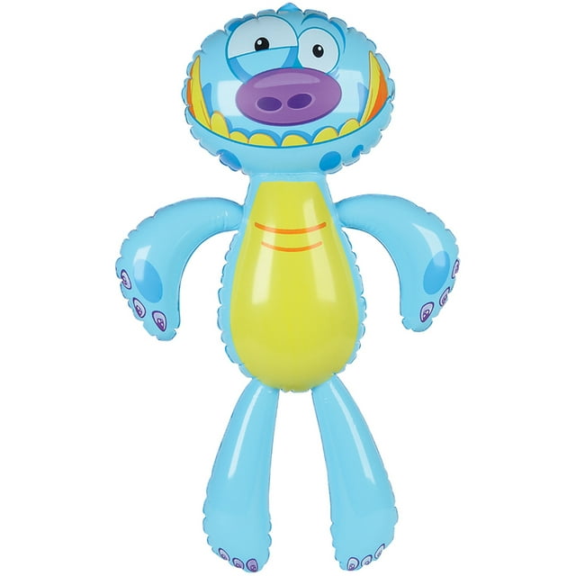 Rhode Island Novelty Inflatable 32" Blue Monster Birthday Party Lawn