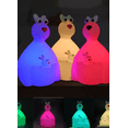 thumbnail image 4 of Tap Control Night Light 7 Color Usb Charging Christmas Gift Cute Kangaroo Night Light Soothing Mood Portable (Kangaroo Red Nose), 4 of 4