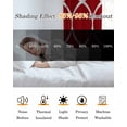 thumbnail image 5 of Red Abstract Blackout Curtains 84 Inches Long for Bedroom, Modern White Geometric Twisted Art Thermal Insulated Room Darkening Black Out Window Curtain Panels Grommet Drapes for Living Room, 5 of 8