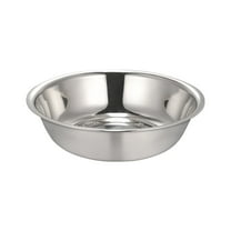 hulanddfd Large Mixing Bowl - 11.42"x11.42"x3.11" Stainless Steel Round Basin Deep Serving Bowl Round Camping Plates for Cooking Baking Prepping Serving