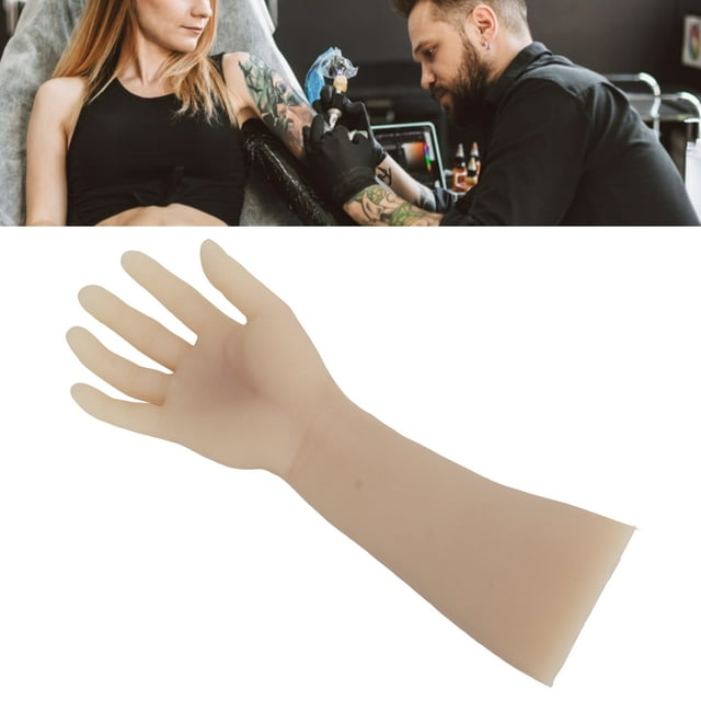 Practice Arm with Soft Silicone, Simulation Training Arm for Training and Display Shop