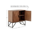 thumbnail image 2 of Solid wood veneer and metal - Magnetic door closure - Studio storage - Enough room for equipment, 2 of 3