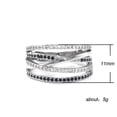 thumbnail image 5 of SEPARQI Elegant Bridal Proposal Ladies Gift for Wife Comfortable Fit Lightweight AAA Zircon Cubic Zirconia Ring Elegant Gift Gift Box Included, 5 of 7