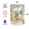 thumbnail image 2 of Toland Home Garden Easter Bunny Swing House Flag, 2 of 5