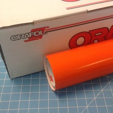 Oracal 651 Permanent Glossy Vinyl Roll - 12" X 150', 2.5 Mil, Orange