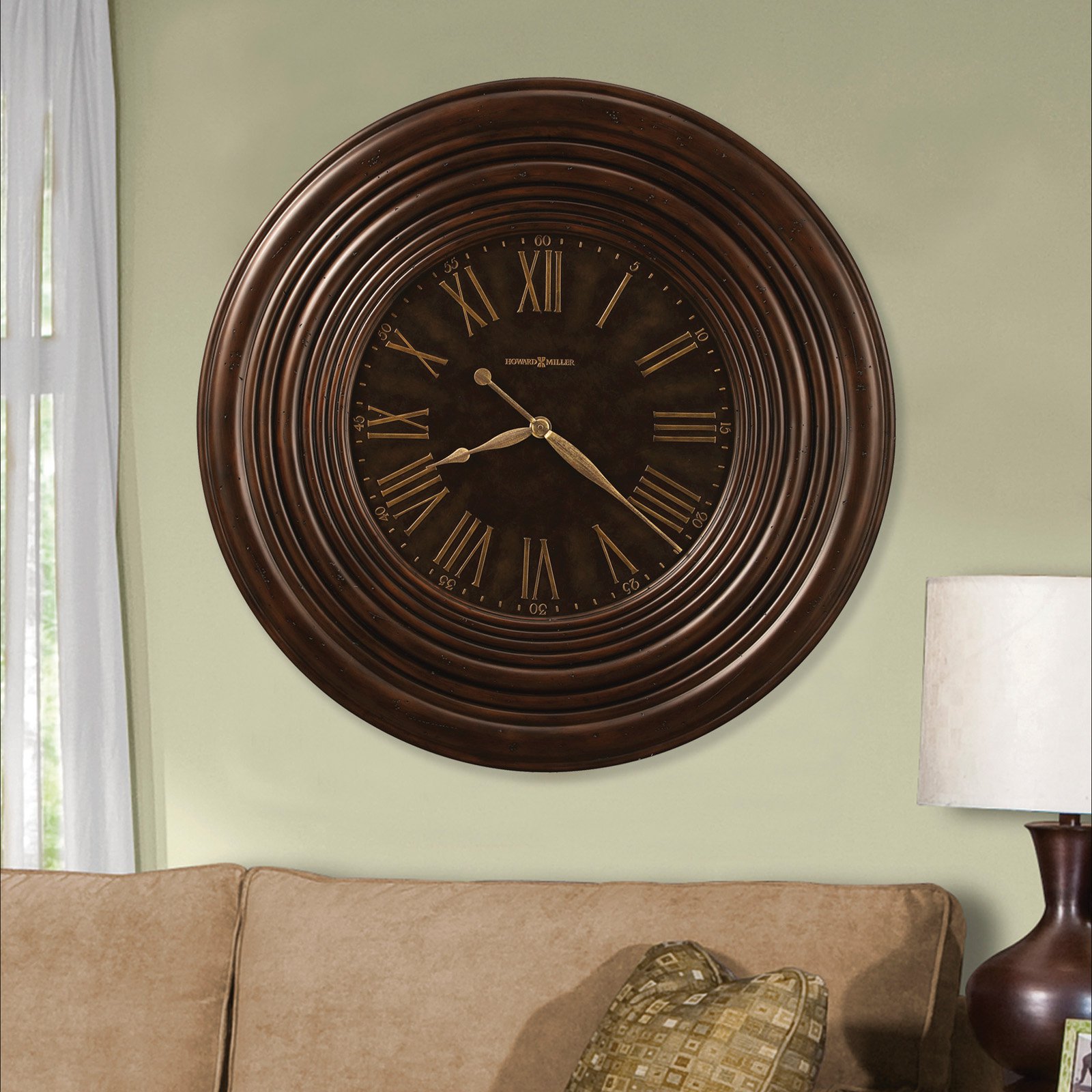 Howard Miller Harrisburg 36 In Wall Clock Walmart Com Walmart Com