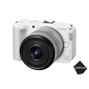 Canon EOS R50 V (White) Mirrorless Camera with RF-S 14-30mm Lens , 24.2MP, 4K Vertical Video, Live Streaming (Sold without manufacturer warranty)