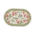 thumbnail image 2 of 1/12 Dollhouse Doormat Rugs Floral Patterns Woven Miniature Carpet Turkish Style, 2 of 8