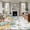 Gray, variant on Kitchen Mats for Floor 3x5 Ft, Easter Colorful Eggs Non Slip Area Rugs for Kitchen Bedroom Entryway, Spring Eucalyptus Leaves Floral Plant Washable Carpet Runner Rug Floor Mats for Bedroom