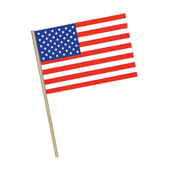 Beistle American Flag - Plastic 11" x 17" - 144 Pack
