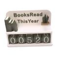 thumbnail image 1 of ZheElen Promote Reading With Books Read Year Counter Eye-catching Library Decors For Enjoyable Experience white, 1 of 6