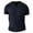 Blue, variant on Meichang Henley Shirts for Men Casual Solid Color Button-up Henley Shirt V Neck Tee Tops Slim Fit Workout T-Shirts Gym Athletic Sport Shirts on Clearance White S